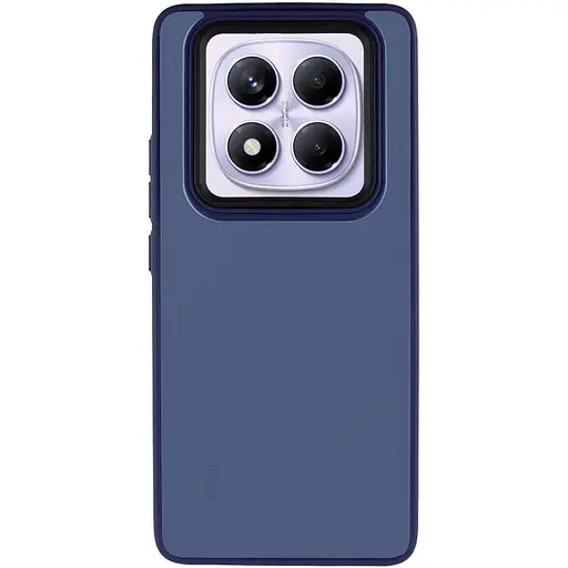 Чохол Epik TPU+PC Lyon Frosted для Xiaomi Redmi Note 14 Pro 4G Navy Blue - фото 2