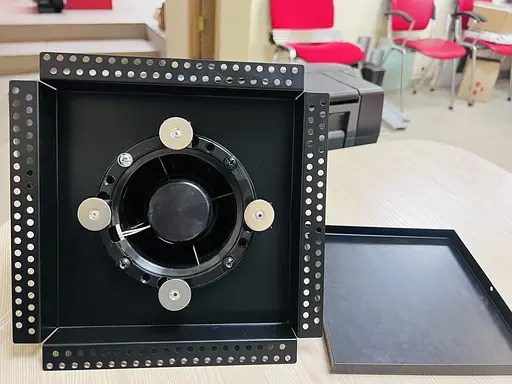 Декоративный вентилятор cкрытого монтажа Sava Line MS-100HTBlack - фото 3