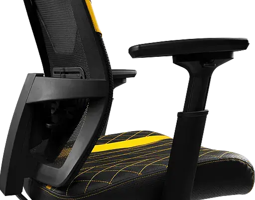 Геймерское кресло GT Racer черное с желтым (X-6674 Black/Yellow) - фото 12