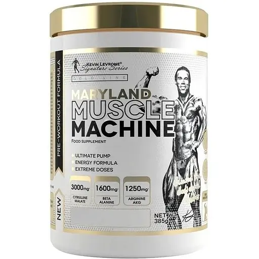 Предтренировочный комплекс Kevin Levrone Gold Line Maryland Muscle Machine, 385 грамм - Апельсин-манго