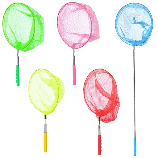 Сачок для метеликів MS 1287-1 ручка-телескоп (18-66см., діам.20см., довж.38-86см.,) мет.(6200000018164) МІКС - фото 1