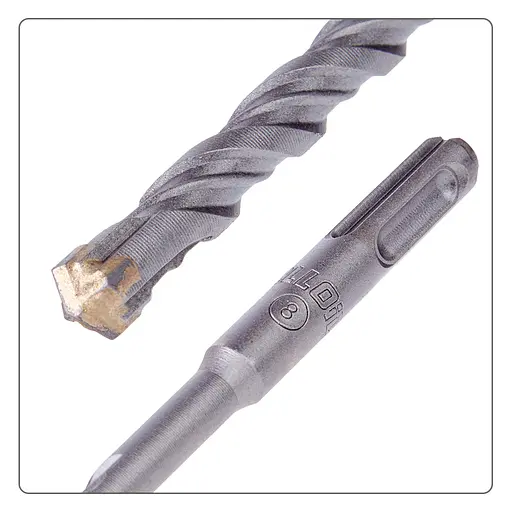 Бур по бетону Alloid Building Tools SDS-plus S4 Quadro 8x600 мм (CH-08600) - фото 8