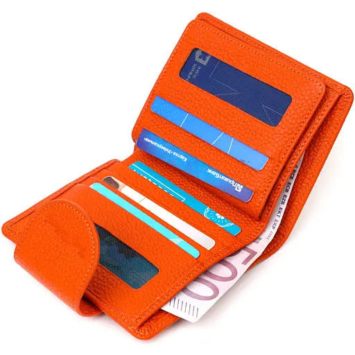 Кожаный женский кошелек Tony Bellucci 11.5х9.5х2 см acs0027007 - фото 5