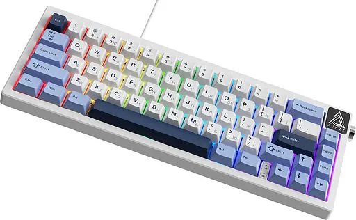 Механічна клавіатура Ajazz AK650 Sea Salt Switch White USB-C (AK650-SS-BWB) - фото 5