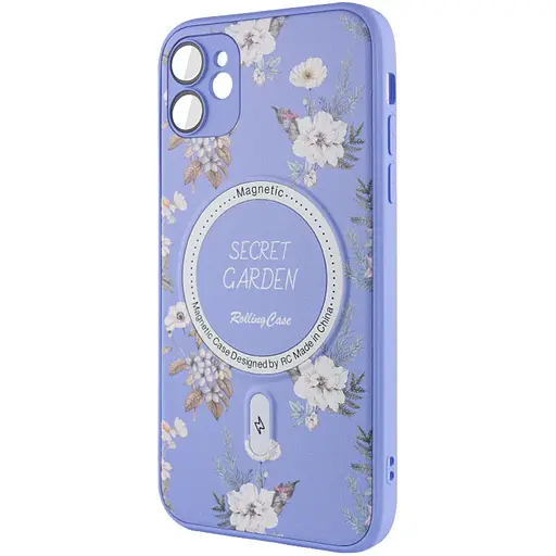 Чохол Epik TPU+PC Secret Garden with MagSafe для Apple iPhone 12 6.1 Lilac - фото 3