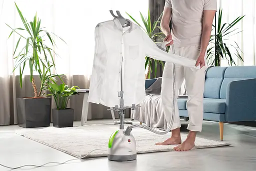 ARDESTO Отпариватель вертикальный IR-C8815-S, 1785Вт, 1500мл, нерж. сталь, бело-зеленый - фото 5