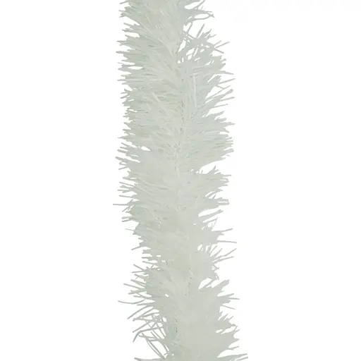 Мішура новорічна Yiwu 6-шарова біла 200х9 см - фото 2