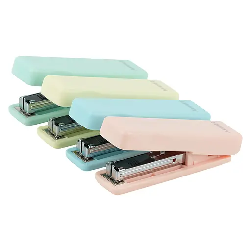 Степлер канцелярський Axent MINI Pastelini №10/5 пластиковий 10 аркушів, жовтий (4910-08-A) - фото 4