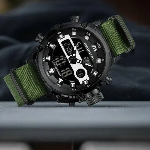 Чоловічий наручний годинник MegaLith Prof Green - фото 6