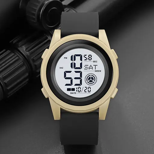 Наручний годинник чоловічий 2082KHWT Khaki-White Skmei acs0030314 - фото 4