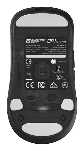 Мышь ENDGAME GEAR OP1w 4k v2 Black (Transparent) (PGW-EG-MOU-073) - фото 3