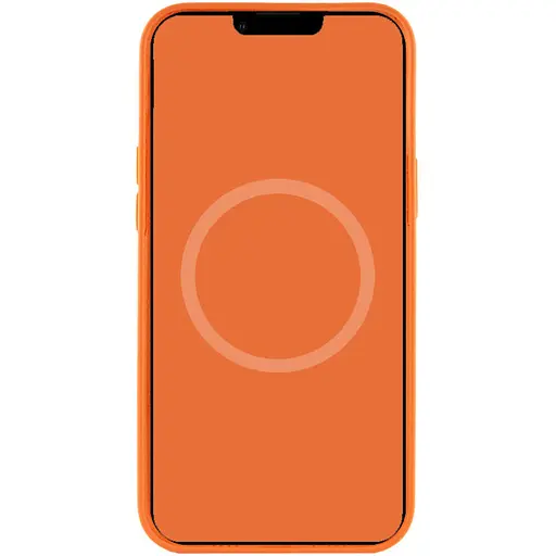 Чохол Epik Silicone case AAA with Magsafe and Animation для Apple iPhone 12 Pro/12, 6.1 Помаранчевий/Kumquat - фото 4
