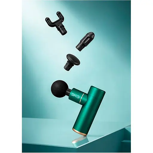 Перкуссионный массажер SKG Gun F3mini Green [104313] - фото 4