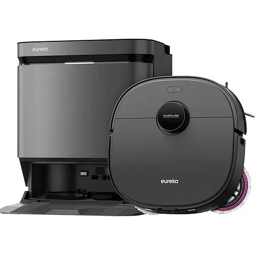 Робот-пилосос з вологим прибиранням Eureka J15 Pro Ultra Black