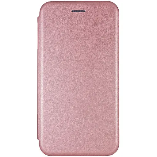 Кожаный чехол-книга Classy для Xiaomi Redmi 9 Rose Gold