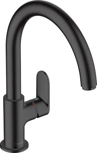 Смеситель для кухни Hansgrohe Vernis Blend 71870670 черный матовый - фото 1
