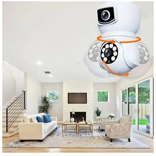 Камера видеонаблюдения Grand в патрон PTZ-Lamp (2 камеры) V380 - фото 2