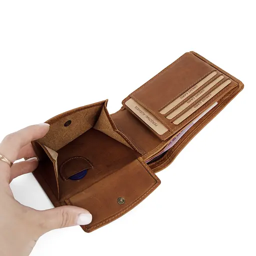 Портмоне чоловіче шкіряне Hill Burry 6403/88809HB руде - фото 6