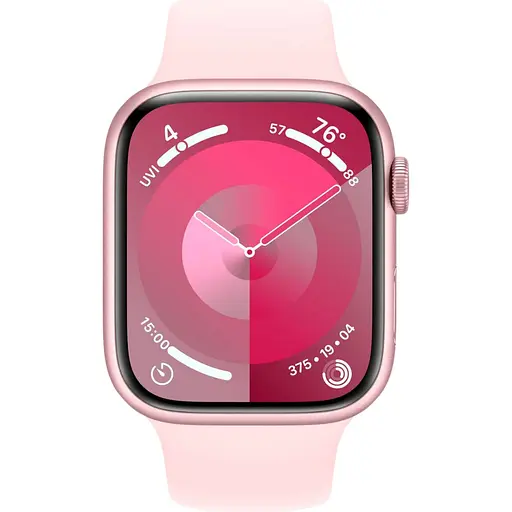 Смарт-часы Apple Watch Series 9 GPS 41mm Pink Aluminum Case with Light Pink Sport Band S/M (MR933) Б/У [158700] - фото 2