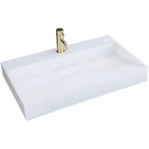 Умивальник Rea Goya 70 см накладний REA-U8902, Білий - фото 1
