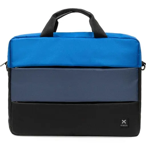 Сумка для ноутбука Vinga 15.6" NB1120 Black/Blue (NB1120BB) - фото 2