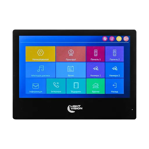 Видеодомофон 10" WiFi Tuya Light Vision SINGAPORE (AI) FHD Black (82-00239)