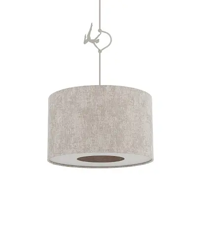 Підвісний світильник, люстра Nowodvorski 11664 Cedro S E27 1x15W IP20 світло-сірий - фото 4