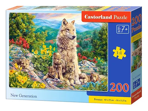 Пазли Castorland Нове покоління, 200 елементів, 40x29 см, B-222087