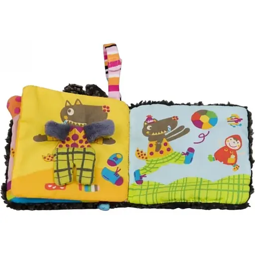 М’яка книжка-іграшка Ebulobo Вдягни вовка 15 см (E10043) - фото 6