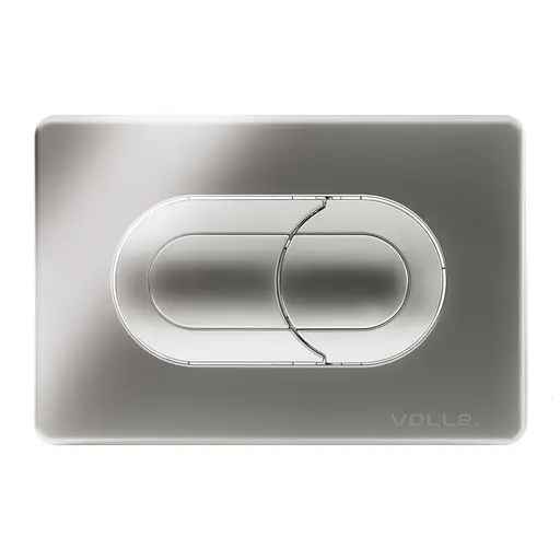 Клавіша змиву Volle Ego Neo пластик хром матовий 221132, Хром матовый - фото 1