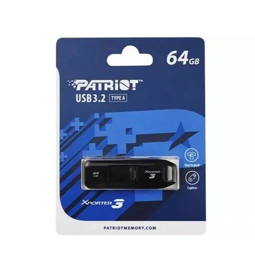 Флеш-накопитель Patriot USB 3.2 Xporter 3 64GB черный - фото 2