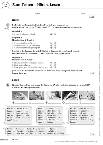 Beste Freunde A1. Testtrainer mit Audios online - фото 9