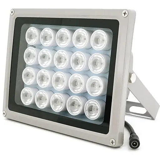 Прожектор направлен с сумеречным датчиком YOSO 12V 24W, 15LED, IP66, угол обзора 60°, дальность до 40м, 177*138*65мм, BOX