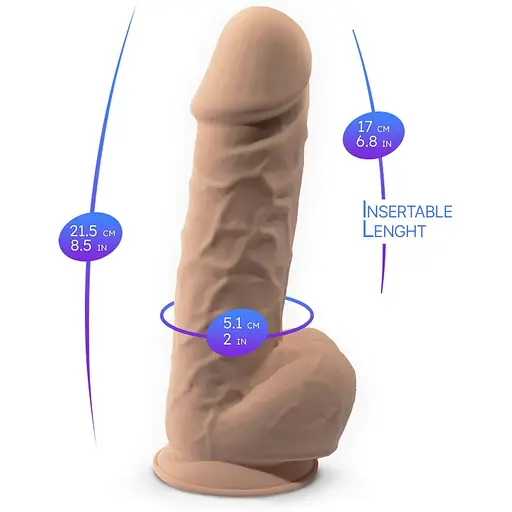Фаллоимитатор SilexD Norman Flesh (MODEL 4 Size 8.5in) - фото 6