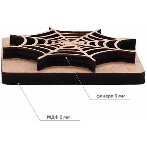 Штамп для вибійки Rosa Talent №2 Halloween 7x7см - фото 2