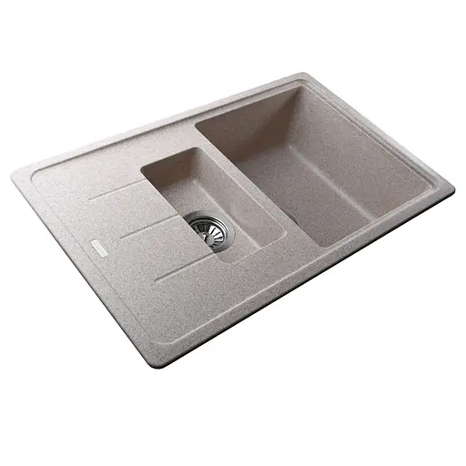 Гранитная мойка Globus Lux Izeo миндаль780x500мм-А0008 000008010, Терра - фото 3