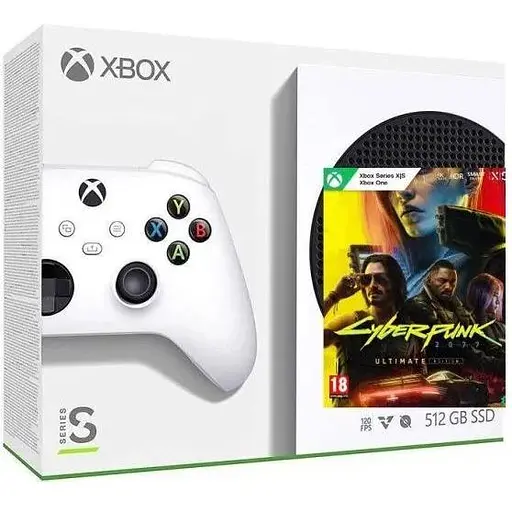 Microsoft Xbox Series S 512Gb + Cyberpunk 2077 Ultimate (украинские субтитры)