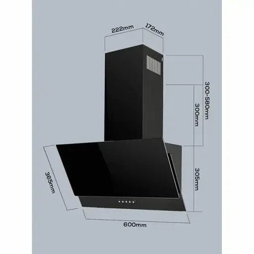 Витяжка Hanseatic SY-103E9G-P1-C120-L52-600 - фото 5