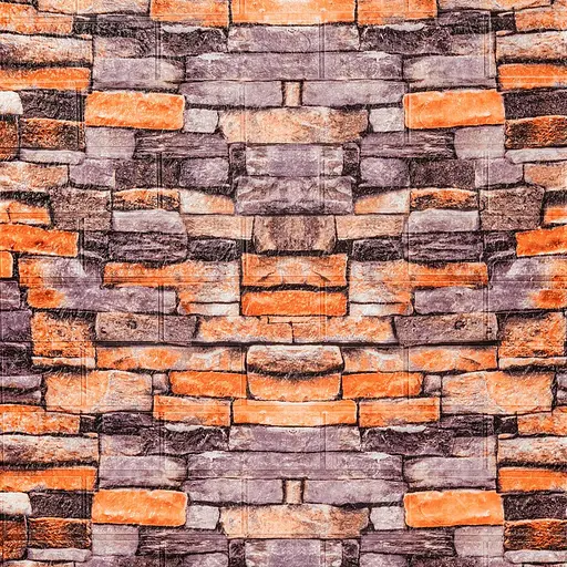 Самоклеющийся 3D панель песчаник Екатеринославский кирпич 3080x700x3мм SW-00001763 - фото 2