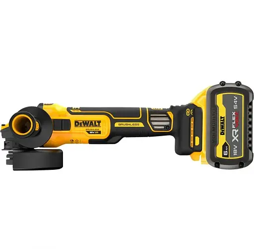 Шлифмашина угловая аккумуляторная DeWalt с АКБ и ЗУ DCG409VST1 - фото 2