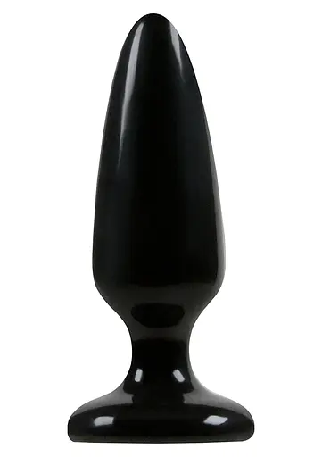 Анальна пробка Pleasure Plug Medium 12.7 см (чорний) - фото 5