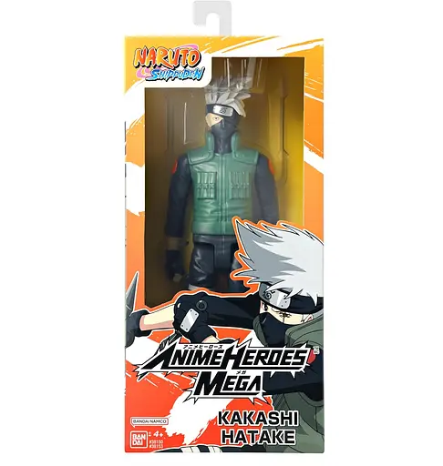 Bandai Рухома фігурка Хатаке Какаші HEROES MEGA з аніме Наруто / Naruto - фото 5