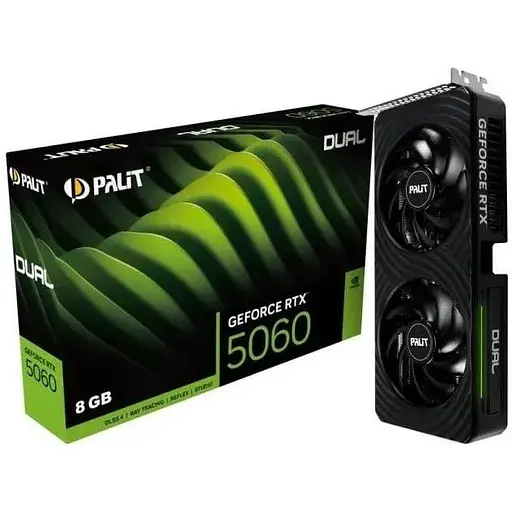Відеокарта Palit GeForce RTX 5060 Dual 8GB - фото 1