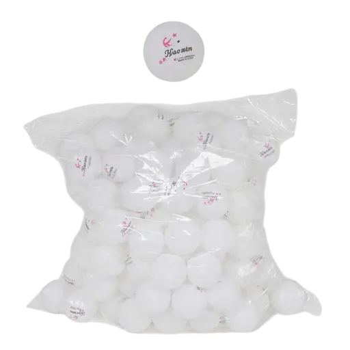 М'яч для настільного тенісу C 40227 150 штук в пакеті, d = 4 см (6900067402271) - фото 1