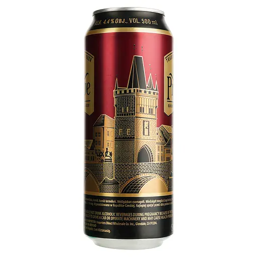 Пиво Old Prague Bohemian Dark Lager, темное, фильтрованное, 4,4%, ж/б, 0,5 л - фото 3
