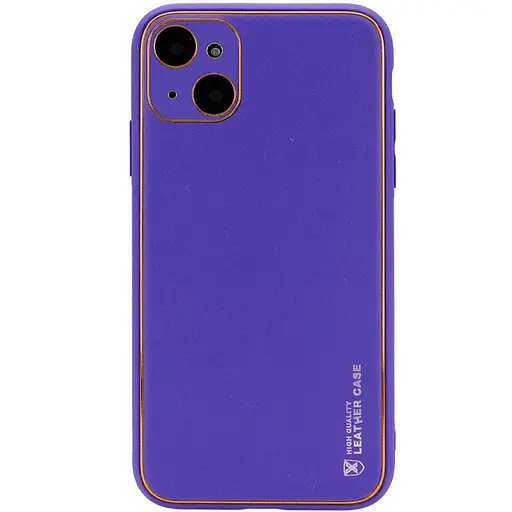 Шкіряний чохол Epik Xshield для Apple iPhone 14 Plus 6.7 Фіолетовий/Ultra Violet