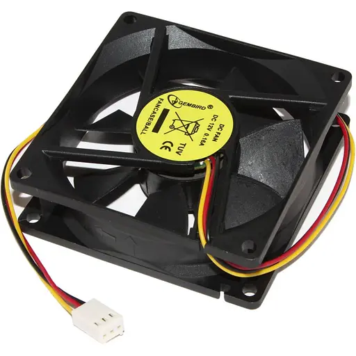 Вентилятор Gembird FANCASE3/ball, для корпуса, 120х120х25мм, с шарикоподшипником (FANCASE3/BALL) - фото 1