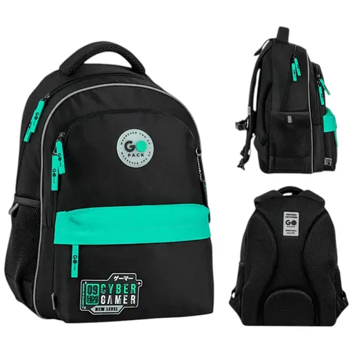 Рюкзак GoPack Education 182M New Level Чорний (GO26-182M-8) - фото 1