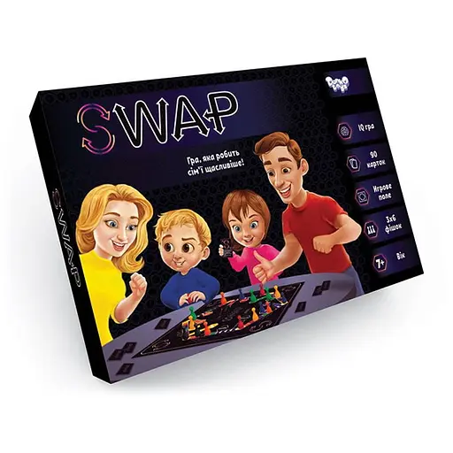 Настольная игра Danko Toys Swap (укр.) (G-Swap-01-01U) - фото 1
