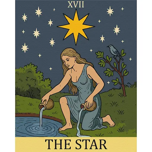 Картина за номерами на підрамнику Brushme Зірка